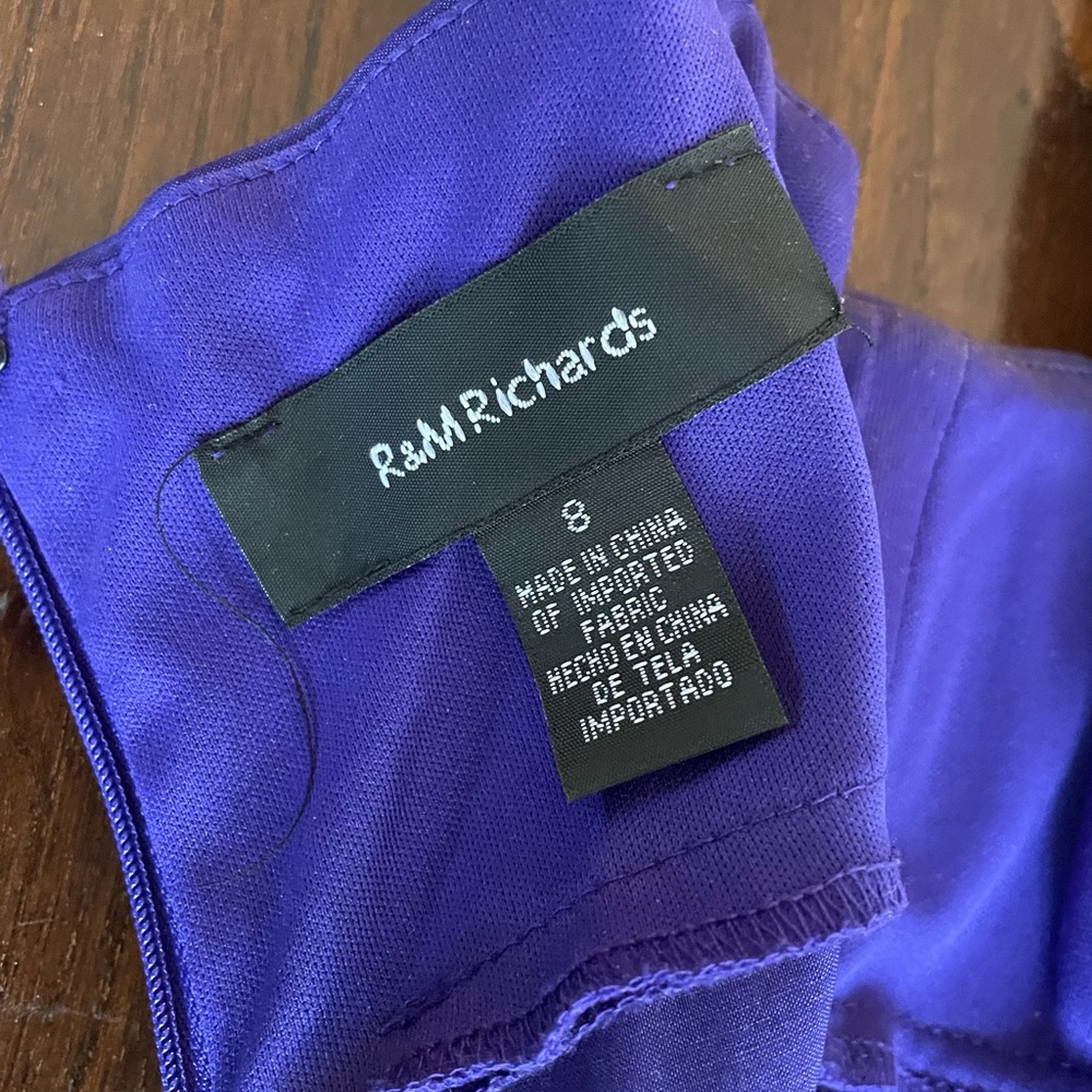 R&M Richards Vibrant Purple Gown